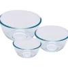 3 Bols verre borosilicaté 0,5-1-2L Ø 14-17-21cm*Pyrex Online