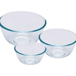 3 Bols verre borosilicaté 0,5-1-2L Ø 14-17-21cm*Pyrex Online