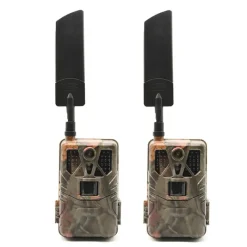 2 Caméras détecteur de mouvements live vidéo 30MP camouflage* Best