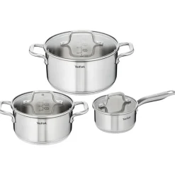 3 casseroles 3 couvercles H816S6 Infinite Ø 16, 18 et 24 cm*Tefal Online