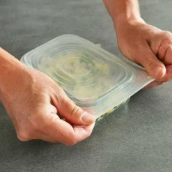 6 Couvercles ajustables*Pradel France New