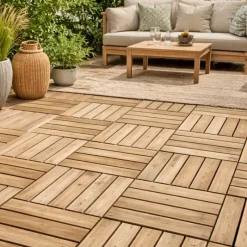 4 Dalles en bois autoclave 40 x 40 x 2,8 cm* Sale