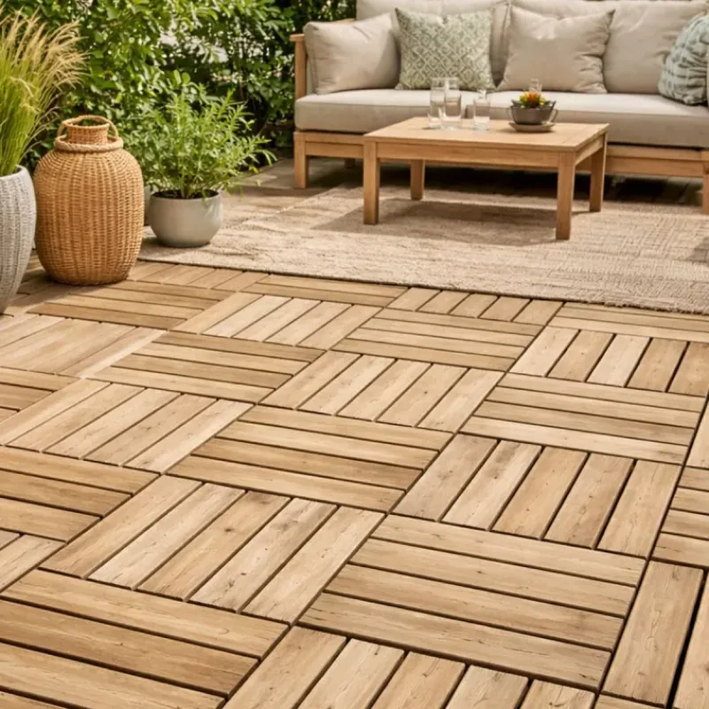 4 Dalles en bois autoclave 40 x 40 x 2,8 cm* Sale