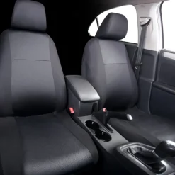 2 Housses sièges avants Catania noir avec appui-têtes inclus*