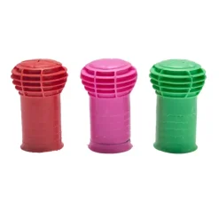 3 Pierres Décapantes Fibre Verre PP 6x4x3.2cm Rouge Rose Vert* Best