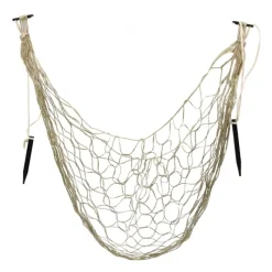 10 pièges bourse à lapin en lin 120 cm avec piquets de fixation* Hot