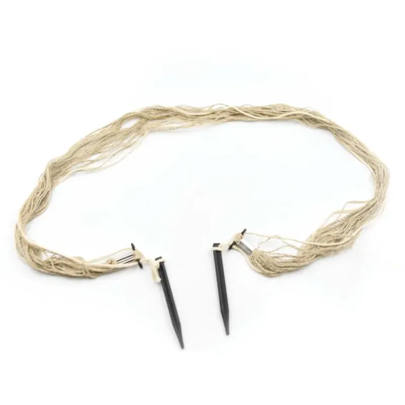 10 pièges bourse à lapin en lin 120 cm avec piquets de fixation* Hot