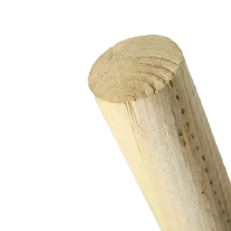 20 Piquets en Châtaignier Fraisé - Ø6cm x 2m - Certifiés PEFC* New