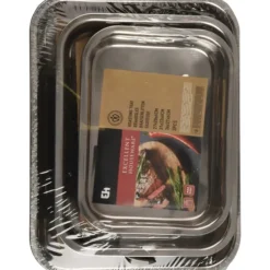 3 Plats à rôtir acier inoxydable avec poignées* Hot