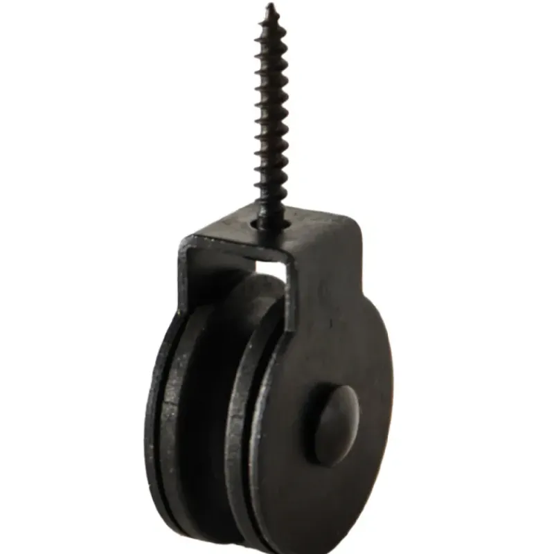 3 poulies à piton fixe diamètre 30mm, cordage maxi 5mm* Hot