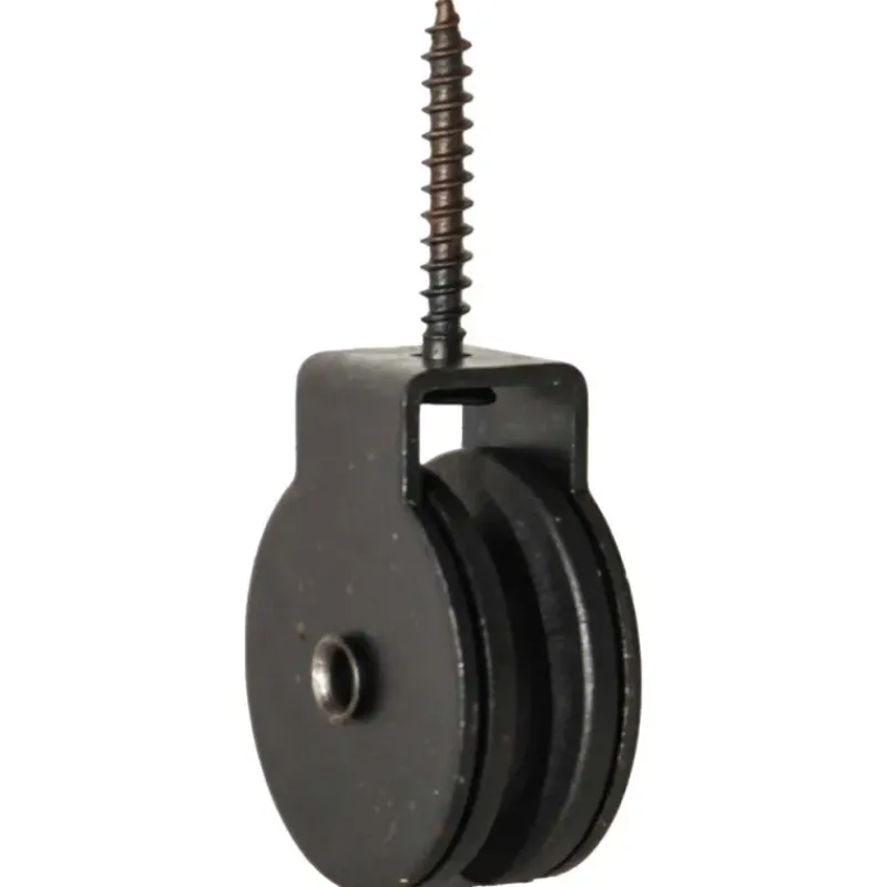 3 poulies à piton fixe diamètre 30mm, cordage maxi 5mm* Hot