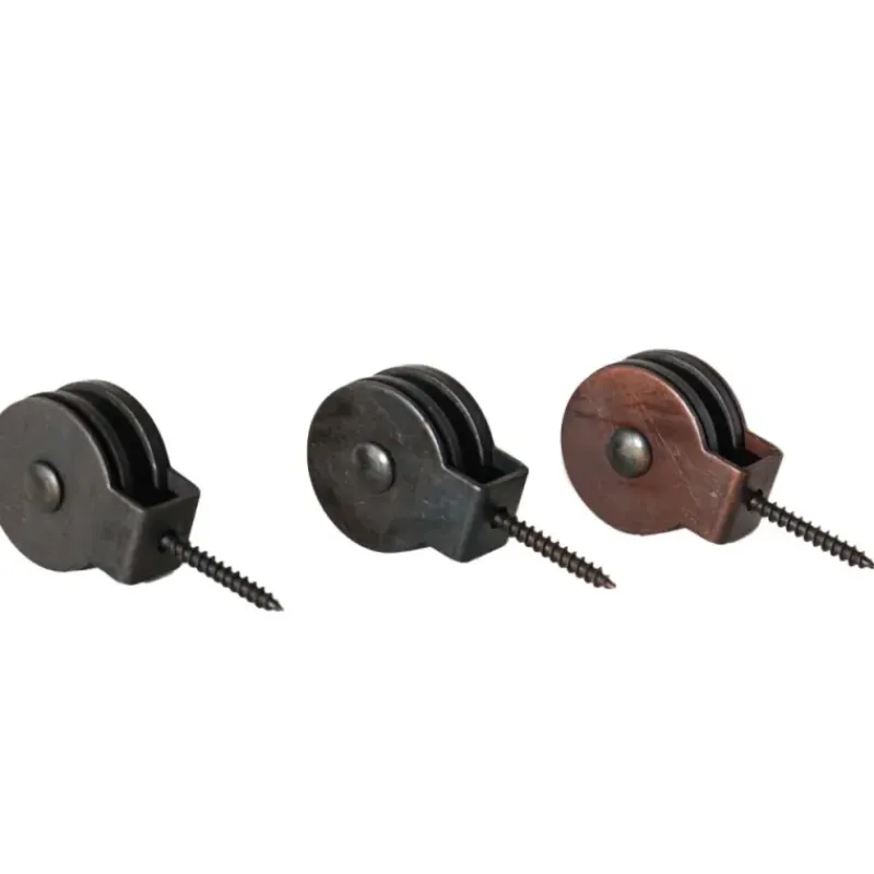 3 poulies à piton fixe diamètre 30mm, cordage maxi 5mm* Hot