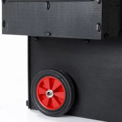 2 Roulettes pour poulailler surélevé 5 à 9 poules plastique recyclé* Hot