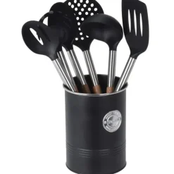 6 ustensiles de cuisine avec support pot* Discount