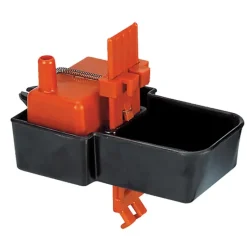 Abreuvoir automatique pour cage avec plateau fixe - Rouge et Noir -*Novital Discount