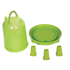 Abreuvoir gradué sur pied avec poignée vert 10L*GAUN Online