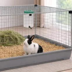 Abreuvoir lapin pipette 1L fixation clip*Olba Discount