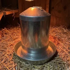Abreuvoir poules à double paroi tôle galvanisée 12L*GAUN Outlet