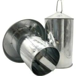 Abreuvoir Poules à Double Paroi en Tôle Galvanisée 8 L*GAUN Discount