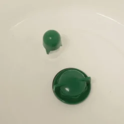 Abreuvoir seau à anse blanc et vert contenance 18 L*Olba Outlet