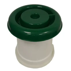 Abreuvoir seau à anse blanc et vert contenance 18 L*Olba Outlet