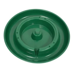 Abreuvoir seau à anse blanc et vert contenance 18 L*Olba Outlet