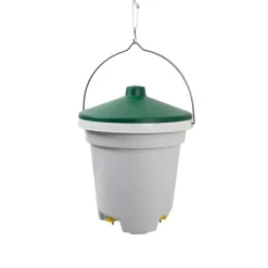 Abreuvoir seau 3 pipettes volailles 12L avec kit suspension*Olba Clearance