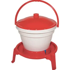 Abreuvoir seau avec poignée sur pieds 12L -*Novital