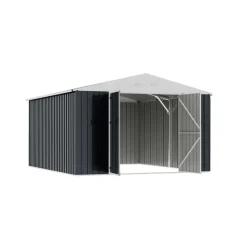 Abri de jardin Escaut en acier - 2 portes battantes 12,33m²* Discount