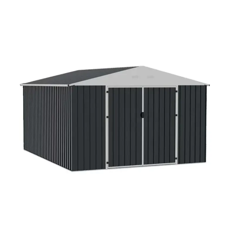 Abri de jardin Escaut en acier - 2 portes battantes 12,33m²* Discount