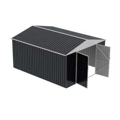 Abri de jardin Escaut en acier - 2 portes battantes 12,33m²* Discount