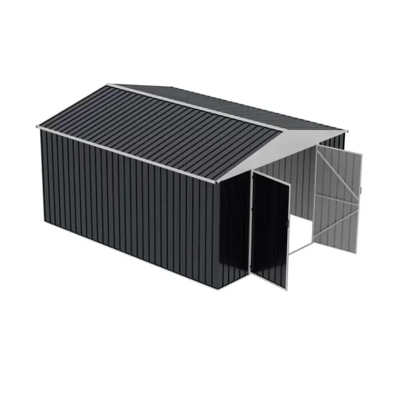 Abri de jardin Escaut en acier - 2 portes battantes 12,33m²* Discount