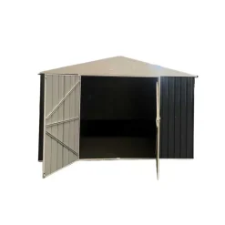 Abri de jardin Escaut en acier - 2 portes battantes 12,33m²* Discount