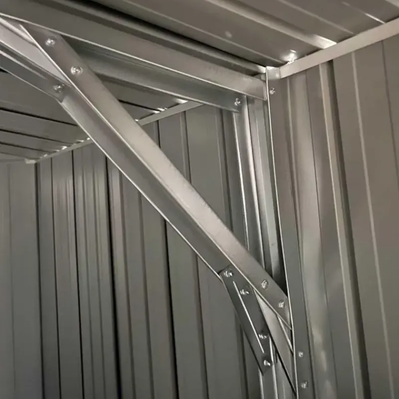 Abri de jardin Escaut en acier - 2 portes battantes 12,33m²* Discount