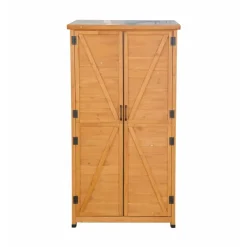 Abri de jardin Sambre en bois Hauteur 174 cm - 2 portes 0,44m²* Hot