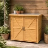 Abri de jardin Sambre en bois Hauteur 93 cm - 2 portes 0,36m²*