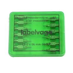 Aiguilles réutilisables acier inoxydable triple biseau Volailles - Ovins - Bovins par lot de 12* Sale