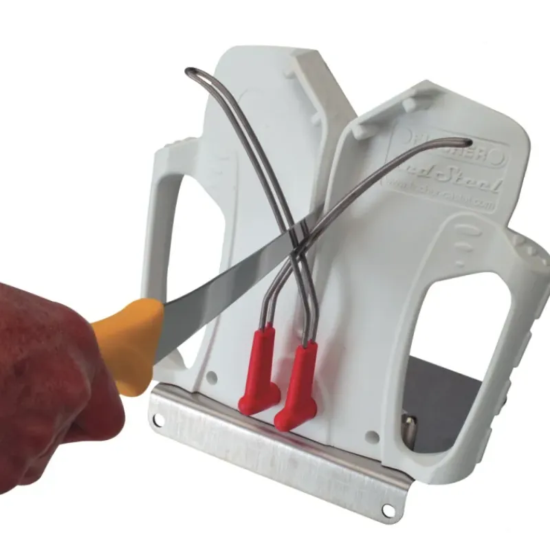 Aiguiseur manuel 4 tiges broches croisées Redsteel Polish 22x18*FISCHER-BARGOIN Online