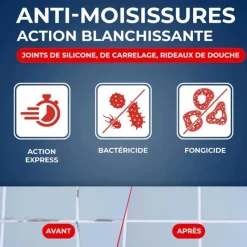 Anti-moisissures pour joints de salle de bain - 500ml*Starwax Discount
