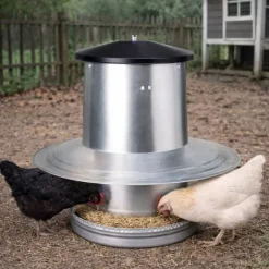 Anti-pluie pour mangeoire volaille galvanisée 18kg* Outlet