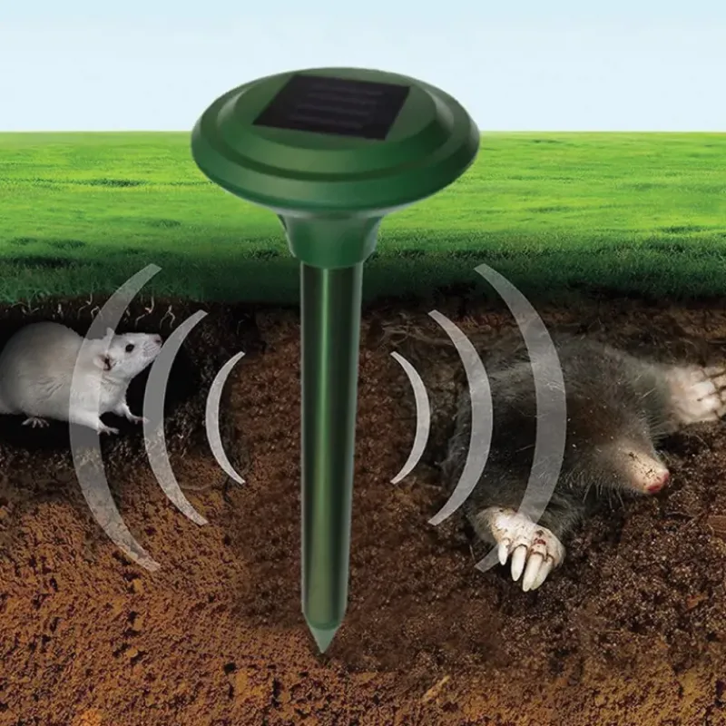 Anti-taupe solaire à ultra-sons à l'unité* New