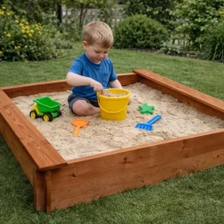 Bac à sable bois 120x120 cm*
