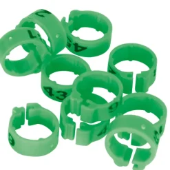 Bagues Spécial Pigeon Marquage Laser Indélébile numérotées 26-50 Vert* Sale