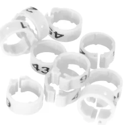 Bagues Spécial Pigeon Marquage Laser Indélébile numérotées 1-25 Blanc* Outlet