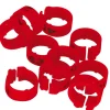 Bagues Spécial Pigeon Marquage Laser Indélébile numérotées 1-25 Rouge* New