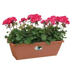 Balconnière ® 50x16cm en plastique effet terre cuite*Elho Hot
