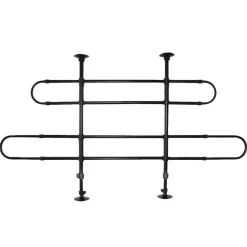 Barre pare-chien métallique ajustable 85-140cm H60-110cm* Sale