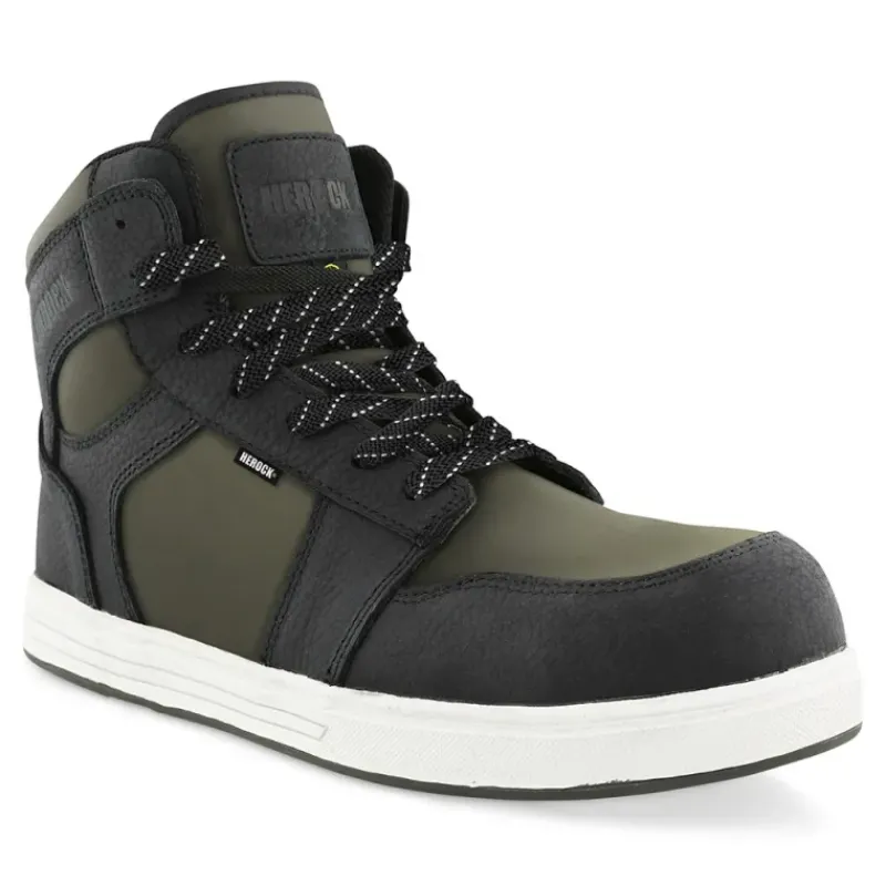 Baskets de sécurité Saron - Certifiées S3S - Kaki/Noir -*Herock Outlet