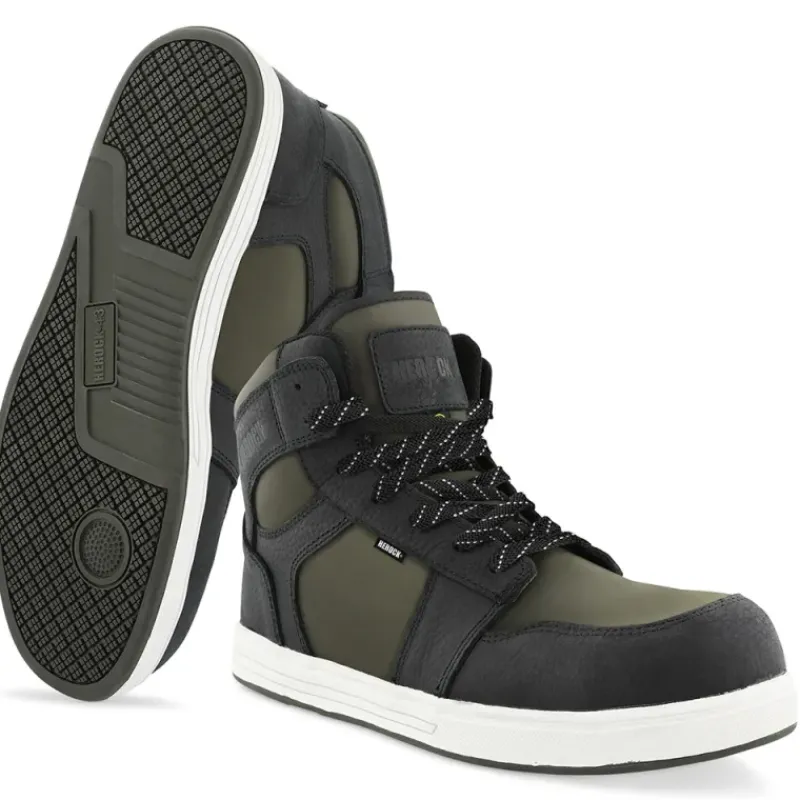 Baskets de sécurité Saron - Certifiées S3S - Kaki/Noir -*Herock Outlet