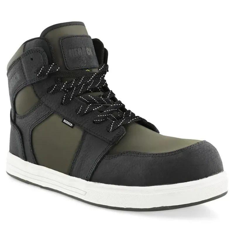 Baskets de sécurité Saron - Certifiées S3S - Kaki/Noir -*Herock Outlet